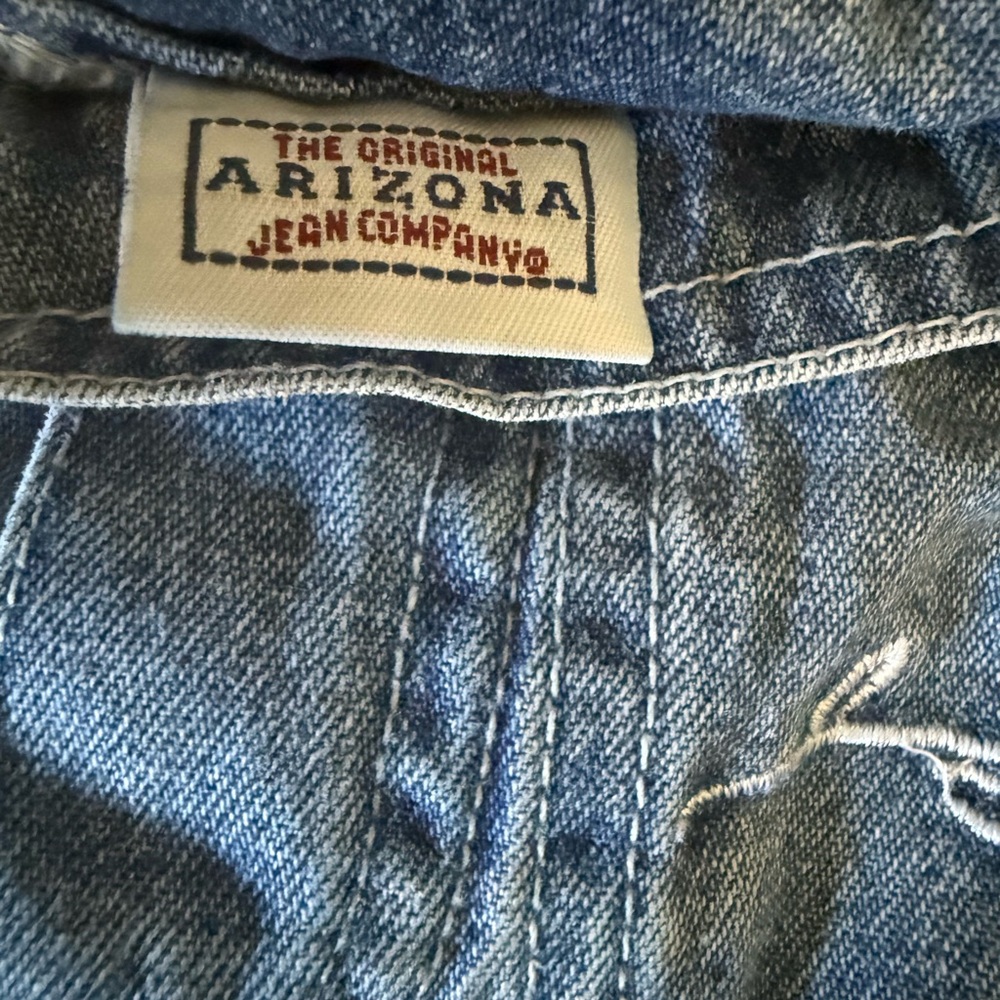 Vintage Arizona Jean Company Blue Denim Overalls with Embroidery - Picture 6 of 11